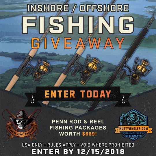 free fishing gear inshore offshore fishing giveaways