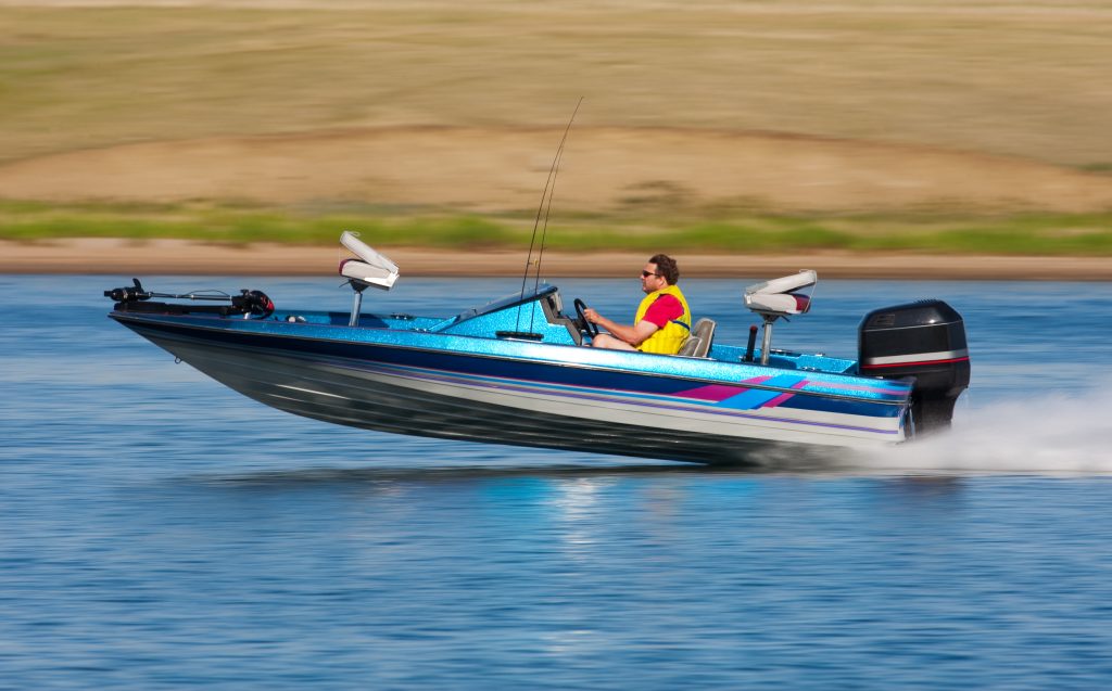 bass fishing boat