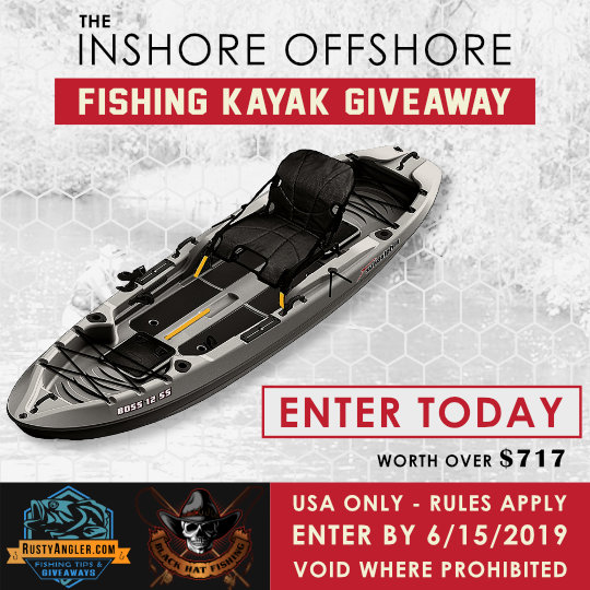 Inshore Offshore Fishing Kayak Giveaway from Rusty Angler