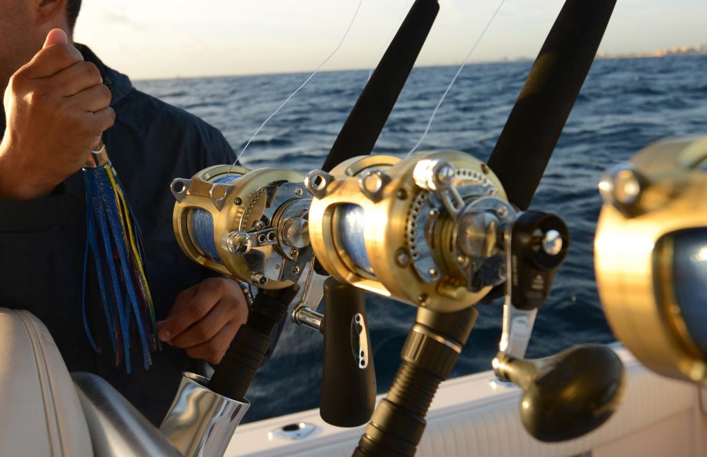 deep sea fishing reel rod