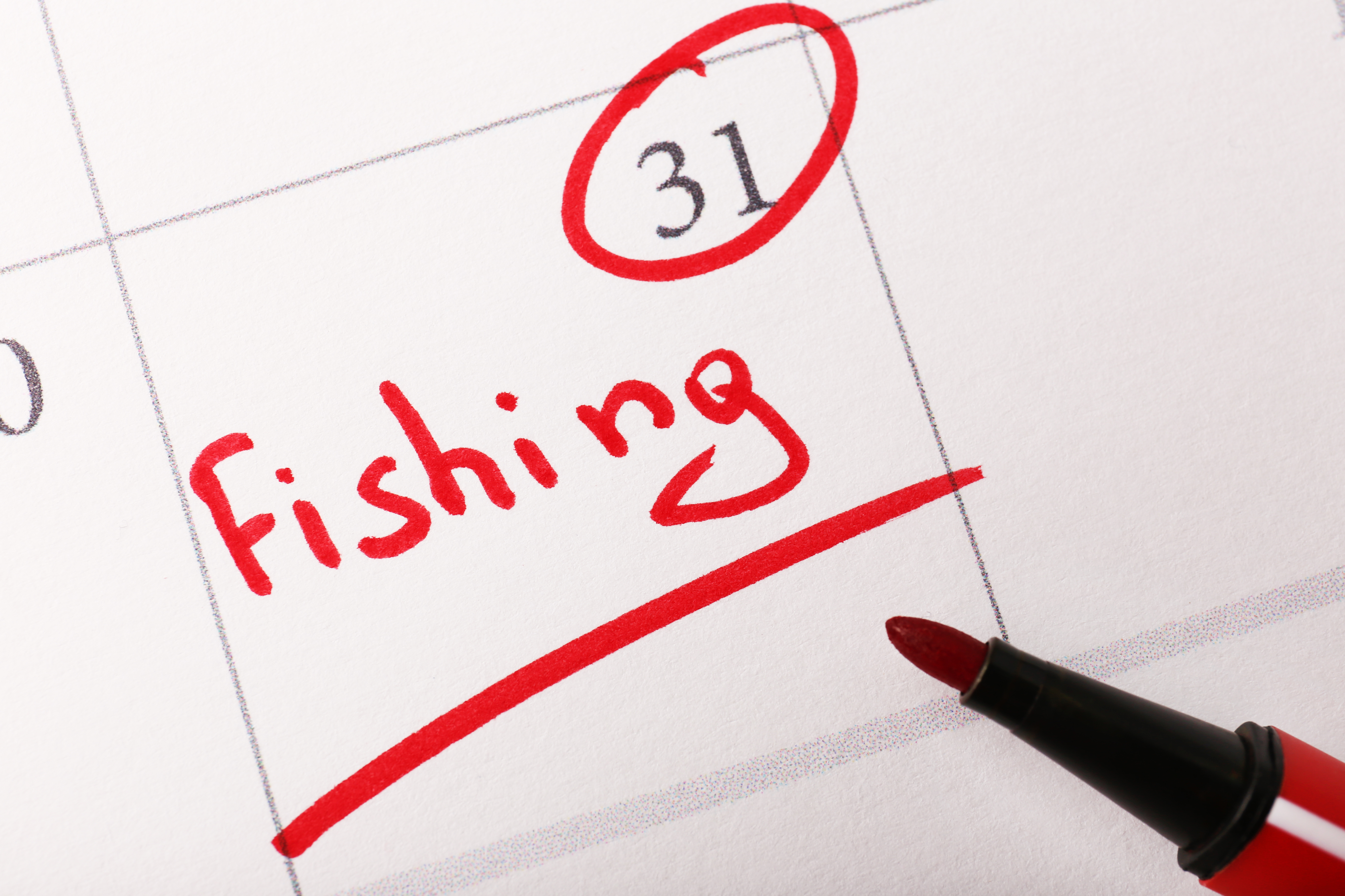 Fishing Calendar - Because Everyday is a Fishing Day
