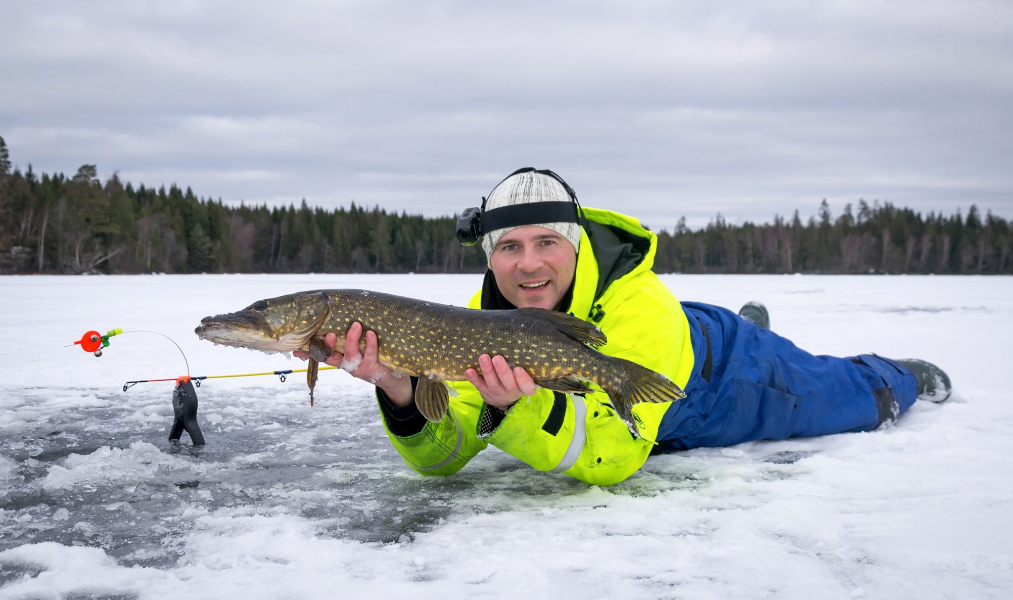 winter fishing tips - pike fish